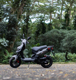 Genuine Scooters 2026 Matte Titanium Genuine Roughhouse Sport 50cc Moped**