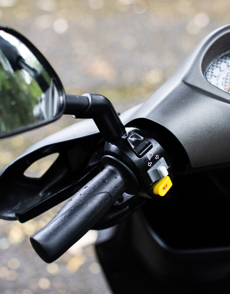 Genuine Scooters 2026 Matte Titanium Genuine Roughhouse Sport 50cc Moped**