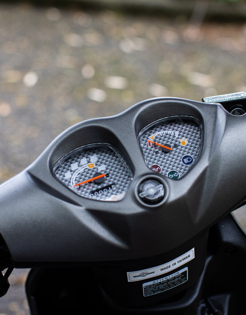 Genuine Scooters 2026 Matte Titanium Genuine Roughhouse Sport 50cc Moped**