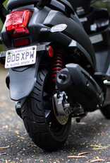 Genuine Scooters 2025 Matte Black Genuine Hooligan 170i Scooter**