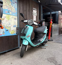 Genuine Scooters 2024 Turquoise Buddy 50cc Moped (#B-91)