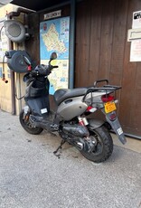 Genuine Scooters 2023 Matte Titanium Genuine Roughhouse Sport 50cc Moped (LX-65)