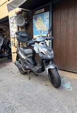 Genuine Scooters 2023 Matte Titanium Genuine Roughhouse Sport 50cc Moped (LX-65)