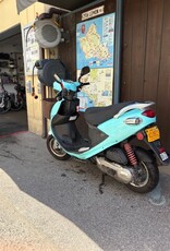 Genuine Scooters 2023 Turquoise Genuine Buddy 50cc Moped (BB-4021)