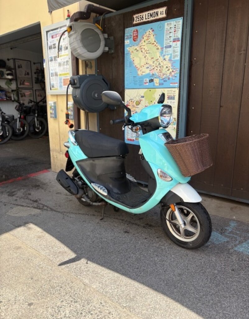 Genuine Scooters 2023 Turquoise Genuine Buddy 50cc Moped (BB-4021)