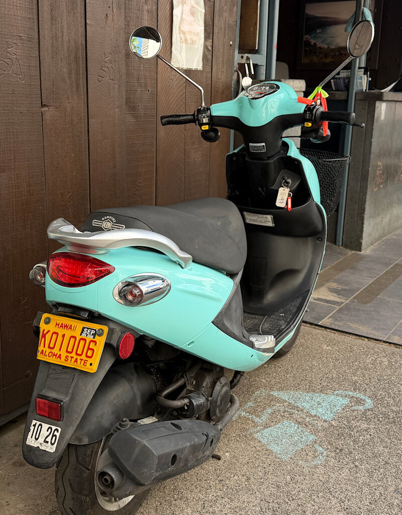 Genuine Scooters 2024 Turquoise Buddy 50cc Moped (#B-97)