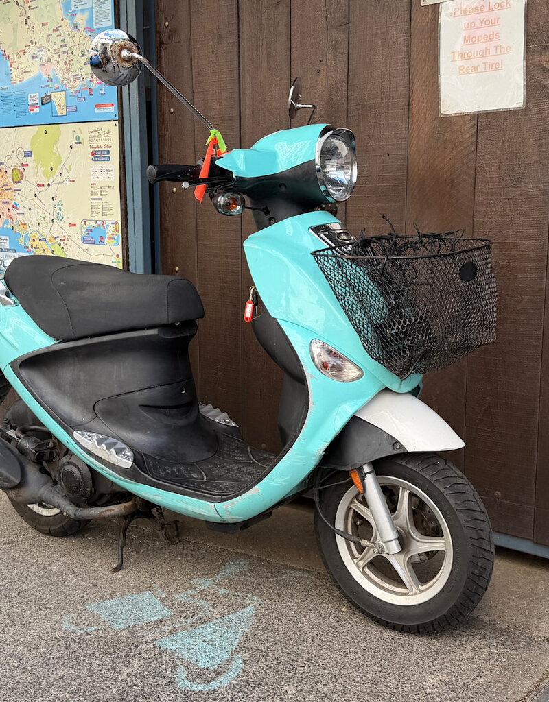 Genuine Scooters 2024 Turquoise Buddy 50cc Moped (#B-97)