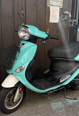 Genuine Scooters 2024 Turquoise Buddy 50cc Moped (#B-97)