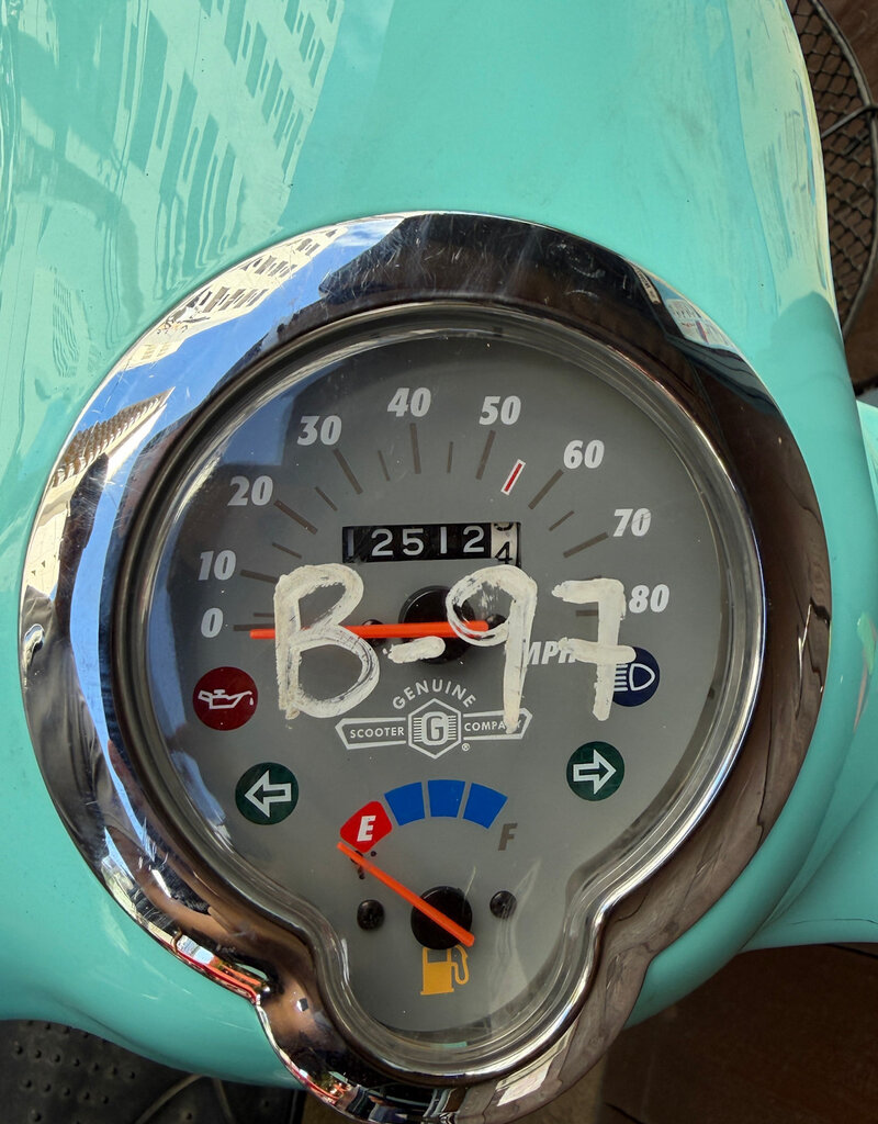 Genuine Scooters 2024 Turquoise Buddy 50cc Moped (#B-97)
