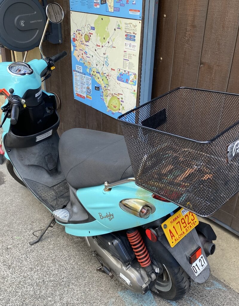 Genuine Scooters 2022 Turquoise Buddy 50cc Moped BB1218