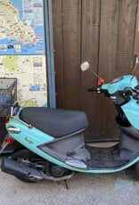 Genuine Scooters 2022 Turquoise Buddy 50cc Moped BB1218