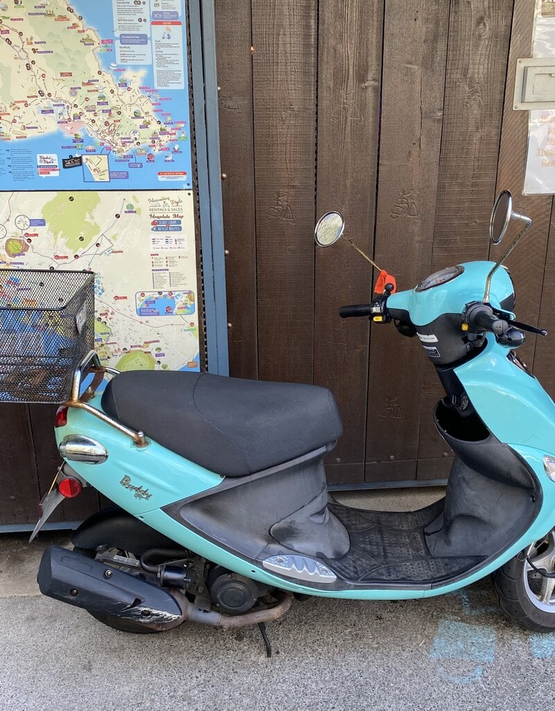 Genuine Scooters 2022 Turquoise Buddy 50cc Moped BB1218