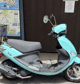 Genuine Scooters 2022 Turquoise Buddy 50cc Moped BB1218