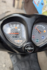 Genuine Scooters 2022 Matte Black Genuine Roughhouse Sport 50cc Moped B.B. (#1880)