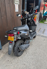 Genuine Scooters 2022 Matte Black Genuine Roughhouse Sport 50cc Moped B.B. (#1880)