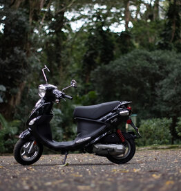 Genuine Scooters 2025 Black Genuine Buddy 50cc Moped