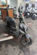 Genuine Scooters 2024 Matte Titanium Genuine Roughhouse Sport 50cc Moped (LX-70)
