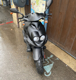 Genuine Scooters 2024 Black Genuine Roughhouse 50 cc Moped (R-134)