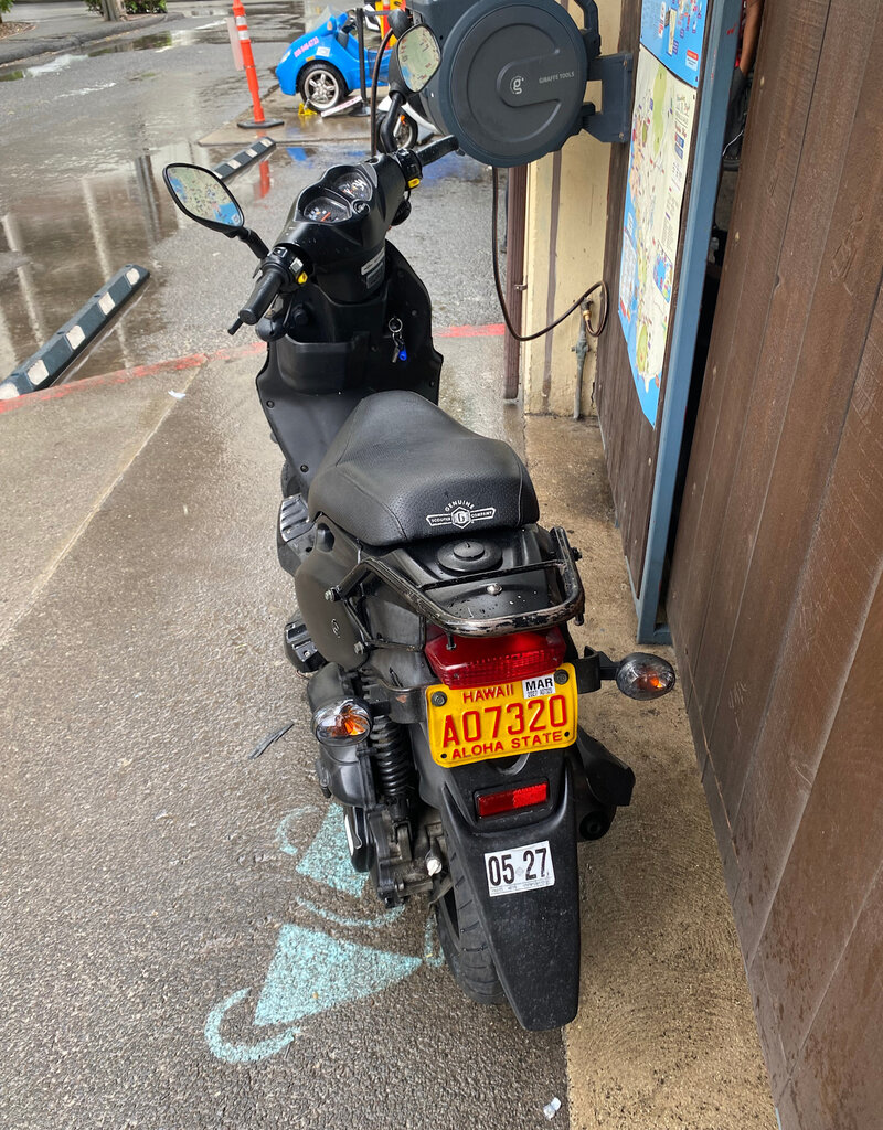 Genuine Scooters 2024 Black Genuine Roughhouse 50 cc Moped (R-134)