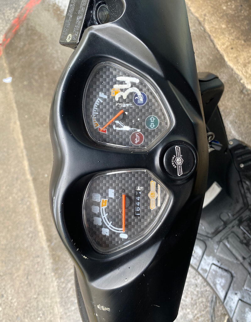 Genuine Scooters 2024 Black Genuine Roughhouse 50 cc Moped (R-134)