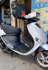 2024 White Genuine Buddy 50cc Moped (b.b. 5393)