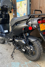 Genuine Scooters 2024 Black Genuine Roughhouse 50 cc Moped (b.b. 5958)