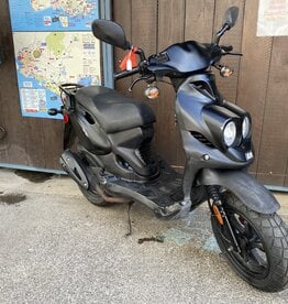 Genuine Scooters 2023 Black Genuine Roughhouse Sport 50cc Moped (BB4822)