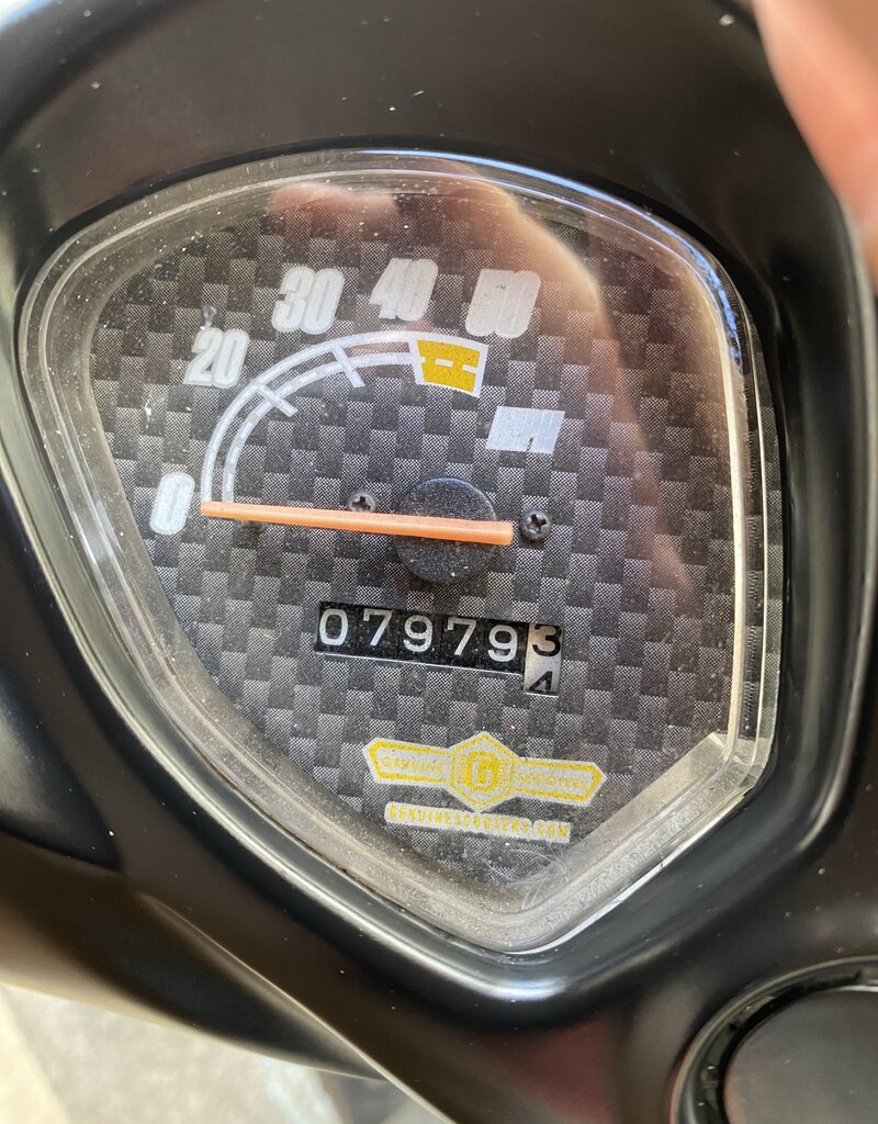Genuine Scooters 2023 Black Genuine Roughhouse Sport 50cc Moped (BB4822)