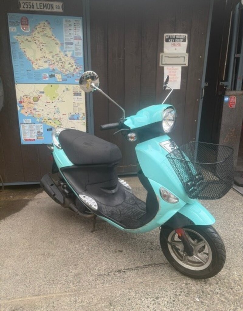 Genuine Scooters 2024 Turquoise Buddy 50cc Moped (5620)(B-96)