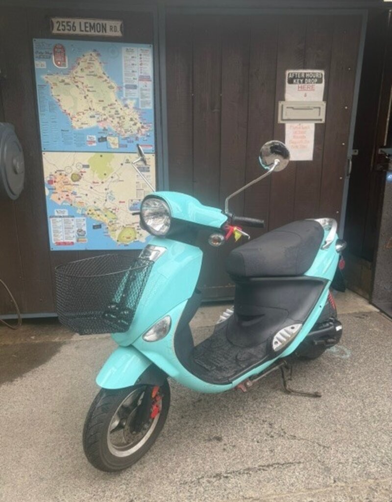 Genuine Scooters 2024 Turquoise Buddy 50cc Moped (5620)(B-96)