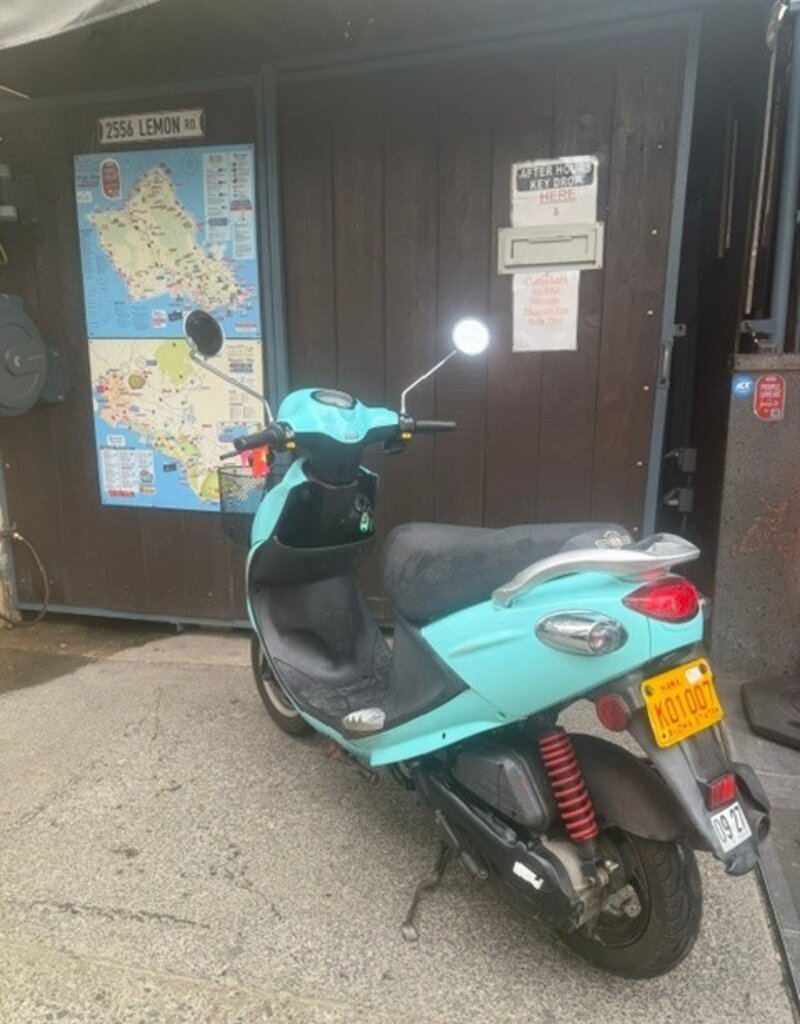 Genuine Scooters 2024 Turquoise Buddy 50cc Moped (5620)(B-96)