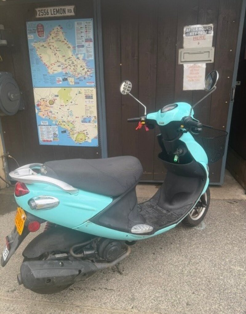 Genuine Scooters 2024 Turquoise Buddy 50cc Moped (5620)(B-96)