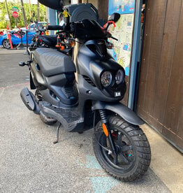 Genuine Scooters 2020 Black Genuine Roughhouse 50cc Moped (BB8345)