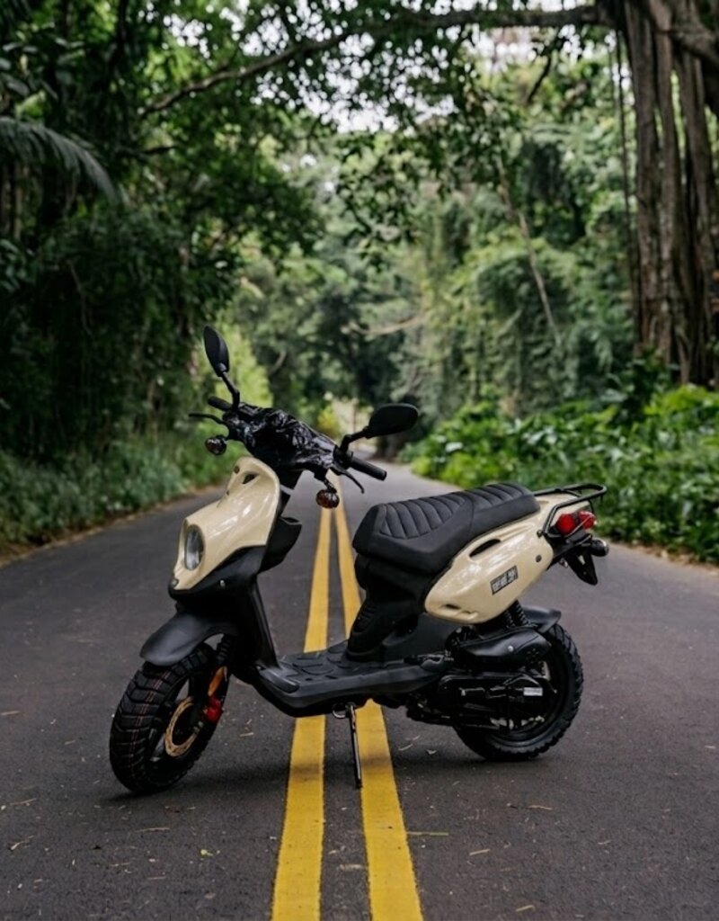 Genuine Scooters 2026 Desert Tan Genuine Roughhouse 50cc Moped**