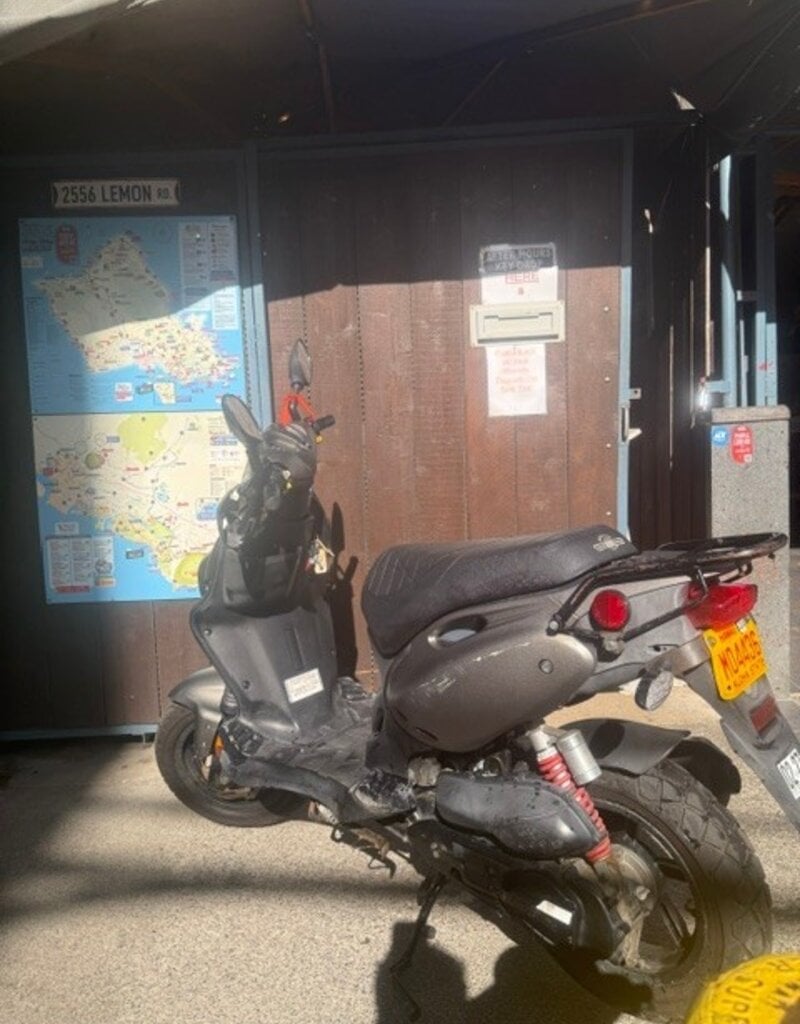 Genuine Scooters 2024 Titanium Genuine Roughhouse Sport 50cc Moped (5963)