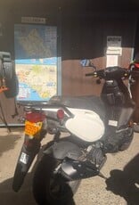 Genuine Scooters 2023 White Genuine Roughhouse 50 cc Moped (5166)
