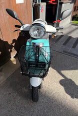 Genuine Scooters 2023 White Buddy 50cc Moped (#B-99)