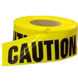 CleanHub Yellow Caution Barricade Tape 3” x 1000’