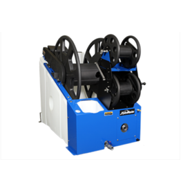 Hydramaster HydraCradle Tank (1 Garden Hose Reel LIVE) Includes a live, Electric Reel & 1 Hand Cranked Reel.