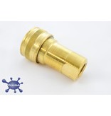 Quick Connect Brass 1/4" Socket