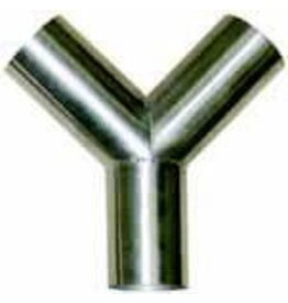 Production Metal Forming 2” “Y” Vacuum hose connector