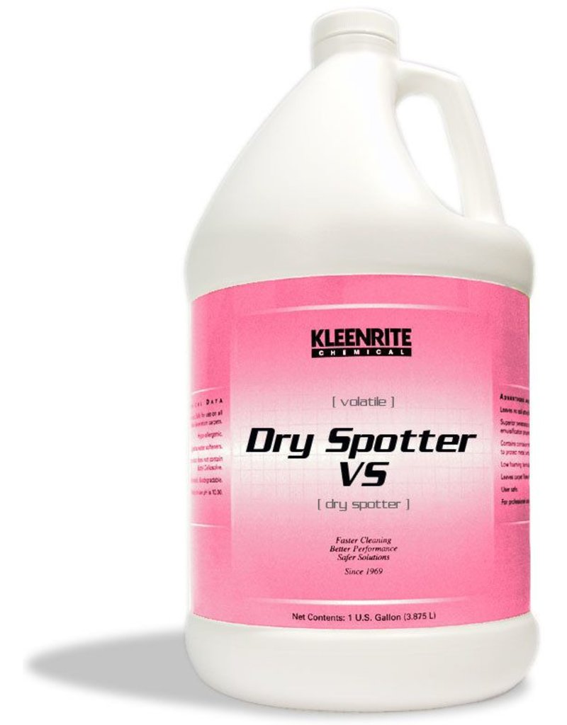Kleenrite <p>Volatile Dry Spotter (pH: N/A)<a href=" http://kleen.com/MSDS/Dry_Spotter_VS_MSDS.pdf" target="_blank" style="color: #0088cc;">MSDS</a>