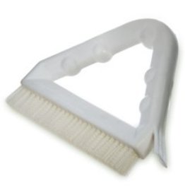 CleanHub Brush - Grout W/Scraper - Triangle Handle