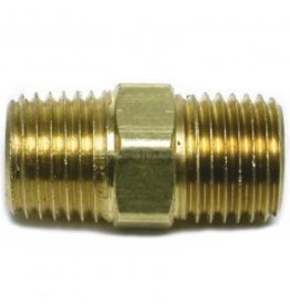 Parker Brass - 1/4" HEX NIPPLE