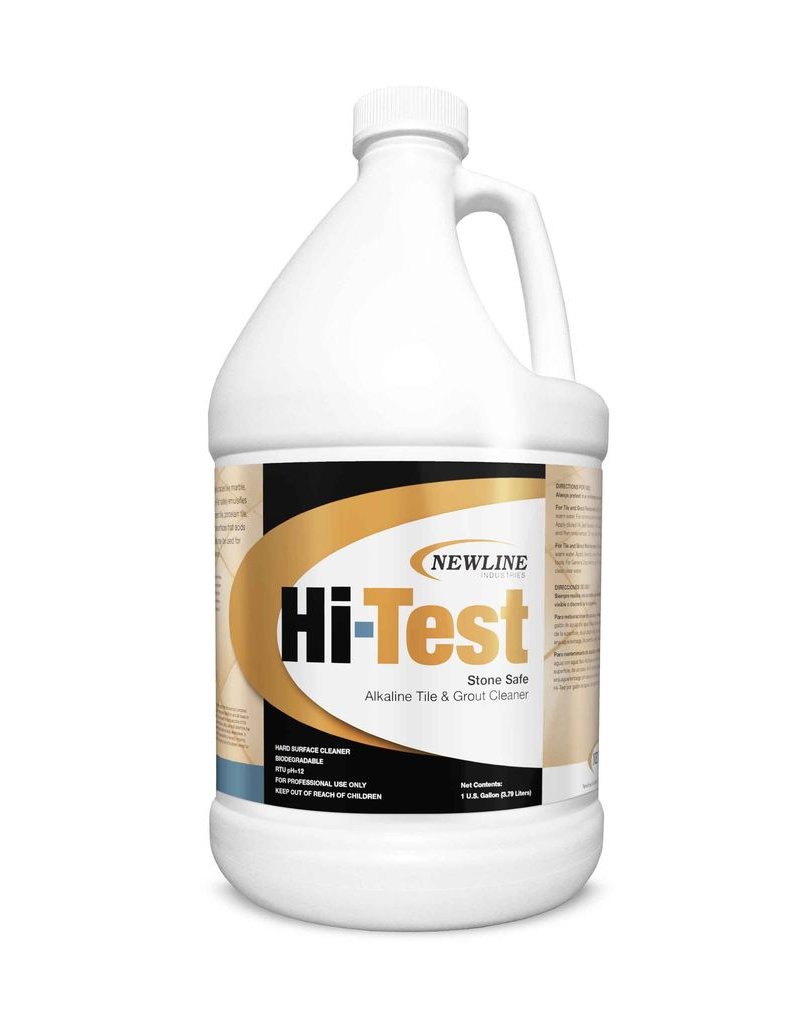 Newline Industries Hi-Test | Alkaline Natural Stone, Tile & Grout Cleaner