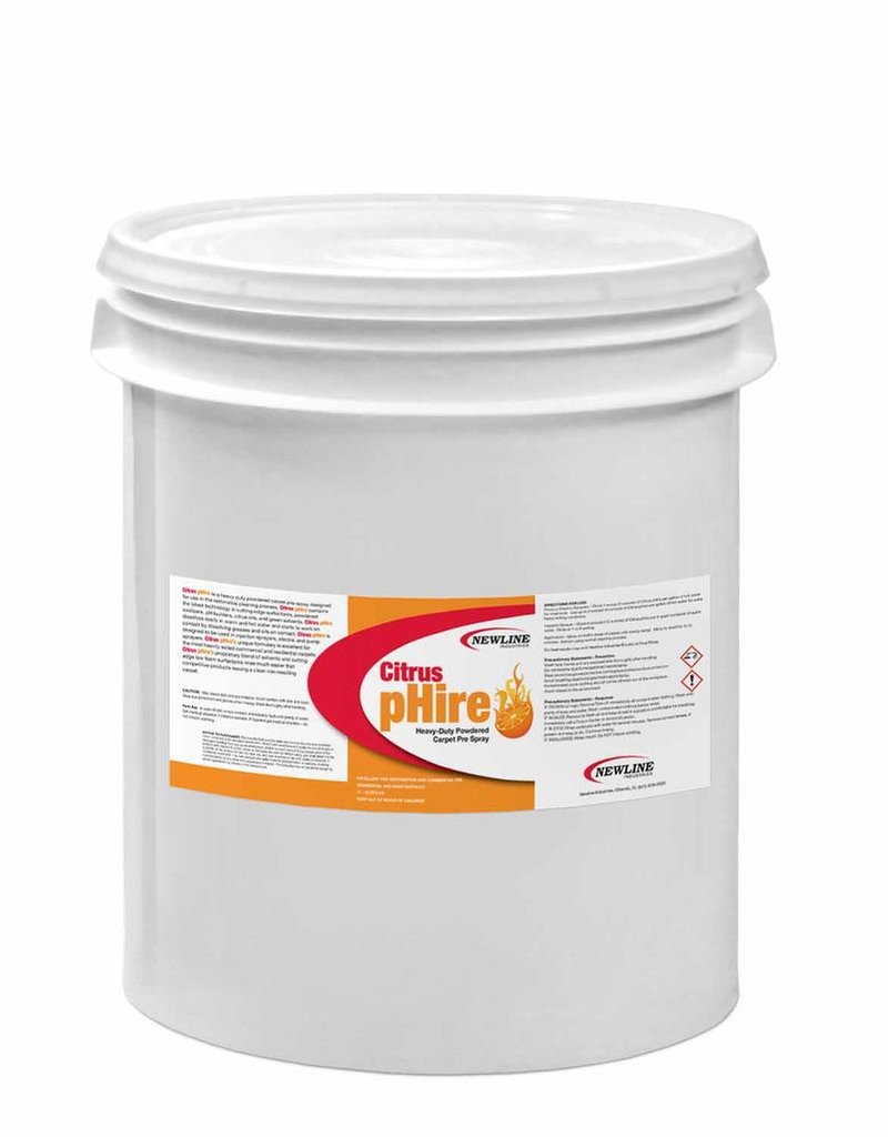 Newline Industries Citrus pHire | Heavy-Duty Powdered Prespray
