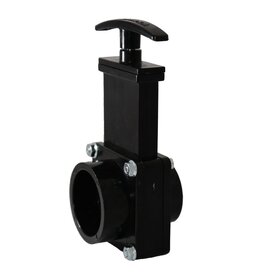CleanHub Portable Parts - Gate Valve, 1.5 Slip x Slip ABS