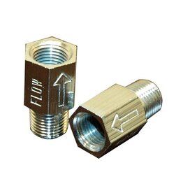 CleanHub Check Valve Extension 1/8M X 1/8F 1/2 Lg Chrome