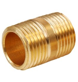 Parker Brass - 3/8 CLOSE NIPPLE