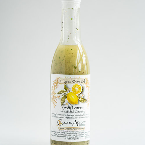 Zesty Lemon Infused Olive Oil